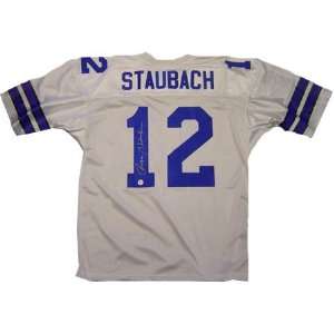  Signed Roger Staubach Jersey   Autographed NFL Jerseys 