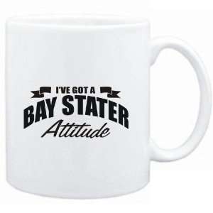 Mug White  Bay Stater ATTITUDE  Usa States Sports 