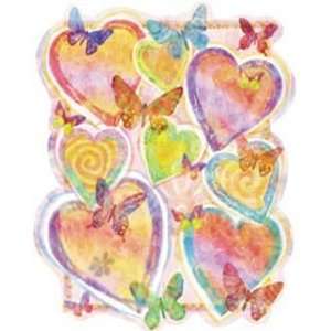 Pastel Hearts Peel and Stick Wall Mural Pastel Hearts Peel and Stick 