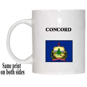  US State Flag   CONCORD, Vermont (VT) Mug 