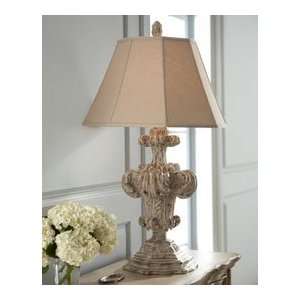  JohnRichard Collection Casually Elegant Carved Lamp