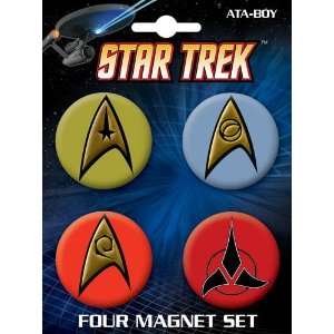 Star Trek Insignia Magnet Set