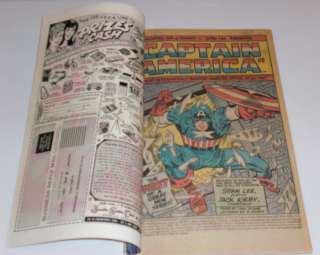 GIANT SIZE CAPTAIN AMERICA #1 ~ 1975 Marvel Comics   Jack Kirby art 