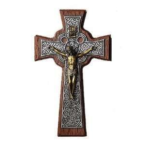  Blessed By Pope Benedict XVI Celtic Style Wall Crucifix 
