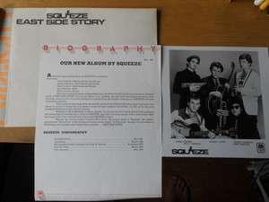 Squeeze  East Side Story  Press Kit  