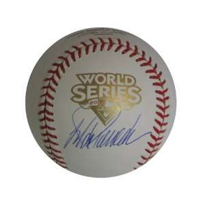  Jorge Posada Signed Ball   2009 World Series ) Sports 
