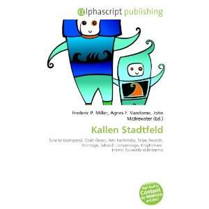  Kallen Stadtfeld (9786134141673) Books