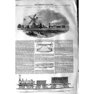  1845 PROSSER NEW WOODEN GUIDE WHEEL RAILWAY ENGINE
