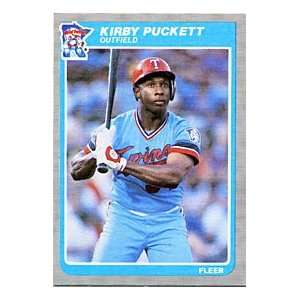  Kriby Puckett Unsigned 1985 Fleer Card Sports 