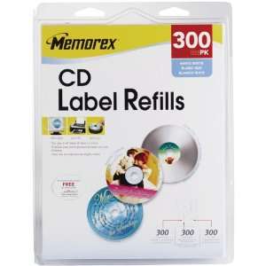  Memorex Matte CD Label (00403) Electronics