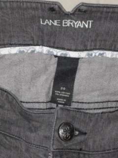Womens Lane Bryant size 20 stretch grey denim jeans  