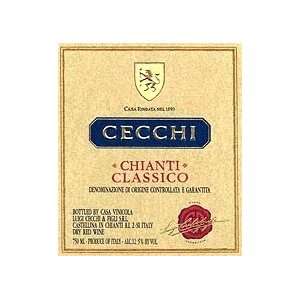  Luigi Cecchi & Figli Chianti Classico 2008 750ML Grocery 
