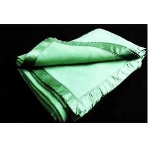  Silk Fruit Green Plush Blanket KING (Super Soft)