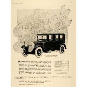  1923 Ad Buick Motor Flint Michigan Sedan Pricing Car 