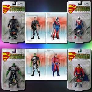  Superman New Krypton Series 1 by DC Direct   Set of 4 