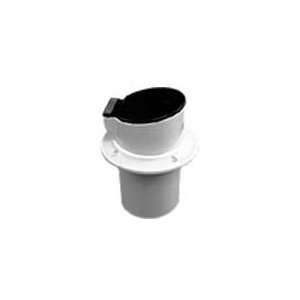  Centek 1200326 Thru Hull White Fitting With Flapper   4IN 