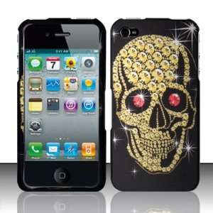 For Iphone 4/4s (At&t/verizon/sprint) Rubberized Golden 