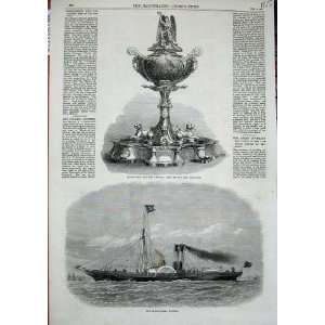   1867 Steam Ship Mystery Centrepiece Officers Mess War