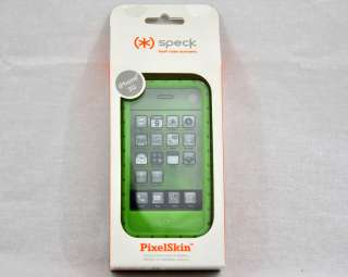Speck PixelSkin Iphone 3G 3GS Soft Shell Case Green IPH3G GRN PXK 
