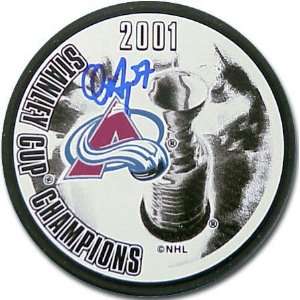  Chris Drury Colorado Avalanche Autographed Stanley Cup 