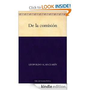 De la comisión (Spanish Edition) Leopoldo Alas Clarín  