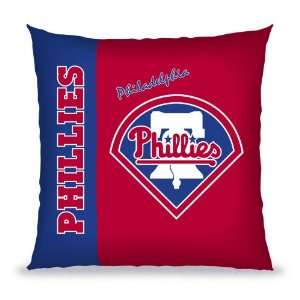 Philadelphia Phillies MLB 27 in Vertical Stitch Pillow