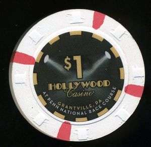 Hollywood Casino Grantville Pennsylvania Casino Chip  