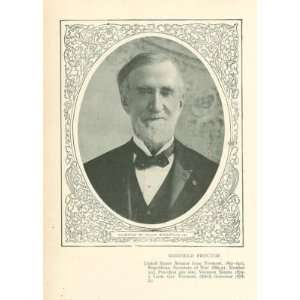  1906 Print Redfield Proctor Vermont Senator Everything 
