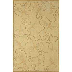  Trans Ocean   Tropez   Dragonfly Area Rug   710 Square 
