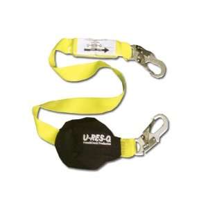  U RES Q Shock Absorbing Web Lanyard with Pack 6 x 1 3/4 