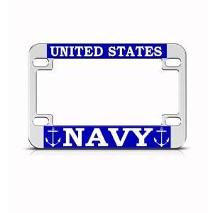  U.S. Navy Military Metal Bike Motorcycle license plate 