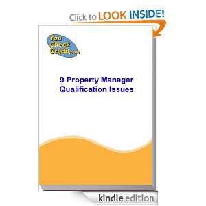 Property Manager Qualification Issues (Mini Training Guides 