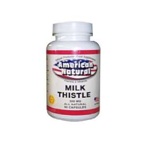 American Natural Milk Thistle 500 mg 60 capsules Liver 