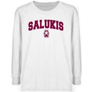   Illinois Salukis Youth White Logo Arch T shirt 