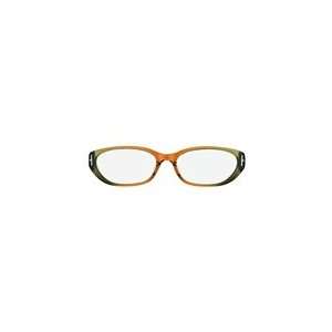 New Tom Ford TF 5123 044 Brown/Green Transparent Eyeglasses 54mm