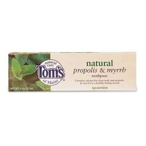  Propolis & Myrrh Toothpaste 6 Oz Spearmint   Toms of 
