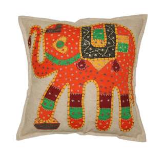 Designer 5 Pc Cushion Covers Elephant Antique Vintage  