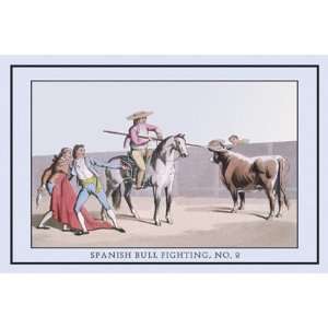  Spanish Bull Fighting, No. 2 Attack of the Picadores by 