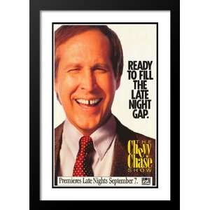 The Chevy Chase Show 32x45 Framed and Double Matted TV Poster   Style 