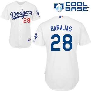  Rod Barajas Los Angeles Dodgers Authentic Home Cool Base 