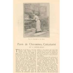    1902 Artist Puvis de Chavannes illustrated 