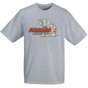    Alabama Crimson Tide Ash Mascot Backdrop T shirt