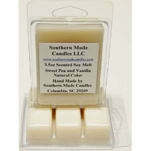  3.5 oz Scented Soy Wax Candle Melts Tarts   Sweet Pea 