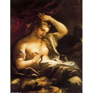   Oil Reproduction   Luca Giordano   32 x 42 inches   Death of Cleopatra