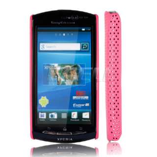   MESH HARD BACK CASE COVER FOR SONY ERICSSON XPERIA NEO V  