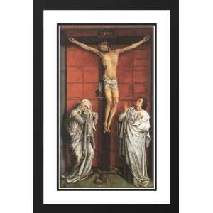 Weyden, Rogier van der 17x24 Framed and Double Matted Christ on the 