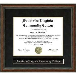  Southside Virginia Community College (SVCC) Diploma Frame 