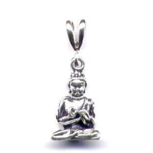  Buddha Pendant Sterling Silver Jewelry 