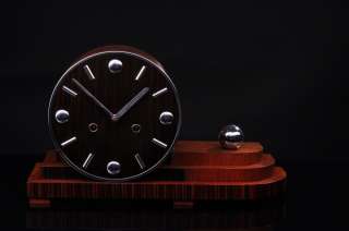 1930´ Pfeilkreuz Pure Art Deco Chiming Desk Clock  