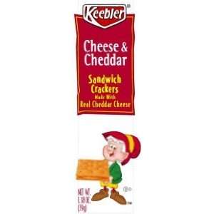 Keebler Cheese & Cheddar   Sandwich Crackers 8 pack   11oz. (Net 